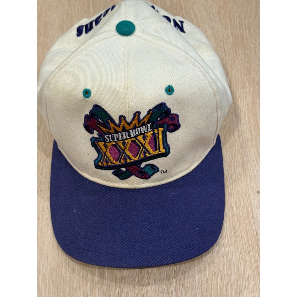Vintage 90s Starter Super Bowl XXXI Snapback Hat New Orleans
